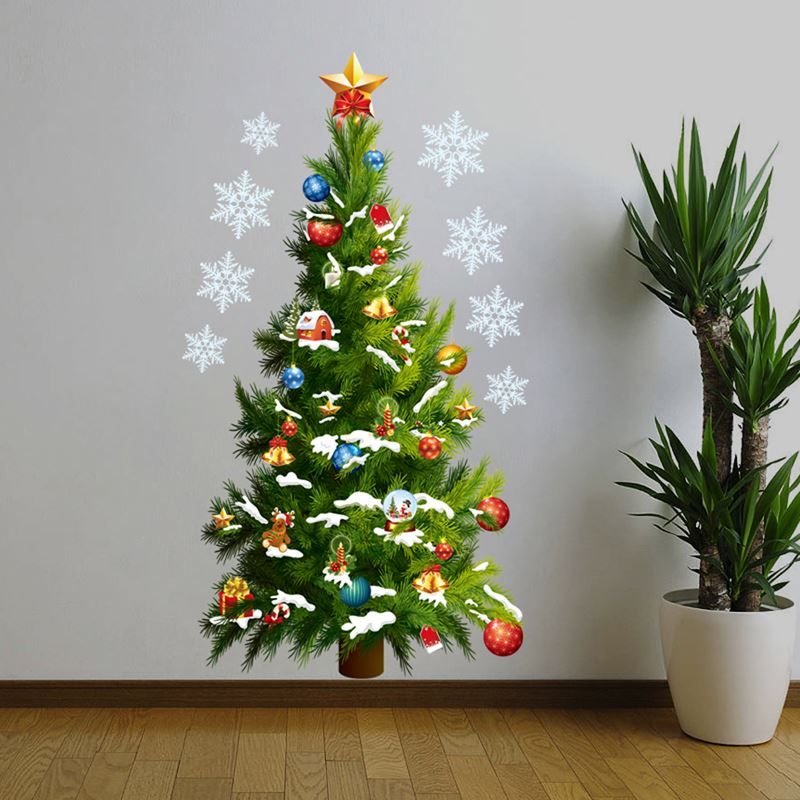 Acquista Adesivo Da Parete Albero Di Natale Adesivi Da Parete Rimovibili In Vinile Decorazione Della Parete Di Casa Adesivi Fai Da Te Adesivi Vinilos Paredes 45 82cm A 6 79 Dal Mp917 Dhgate Com