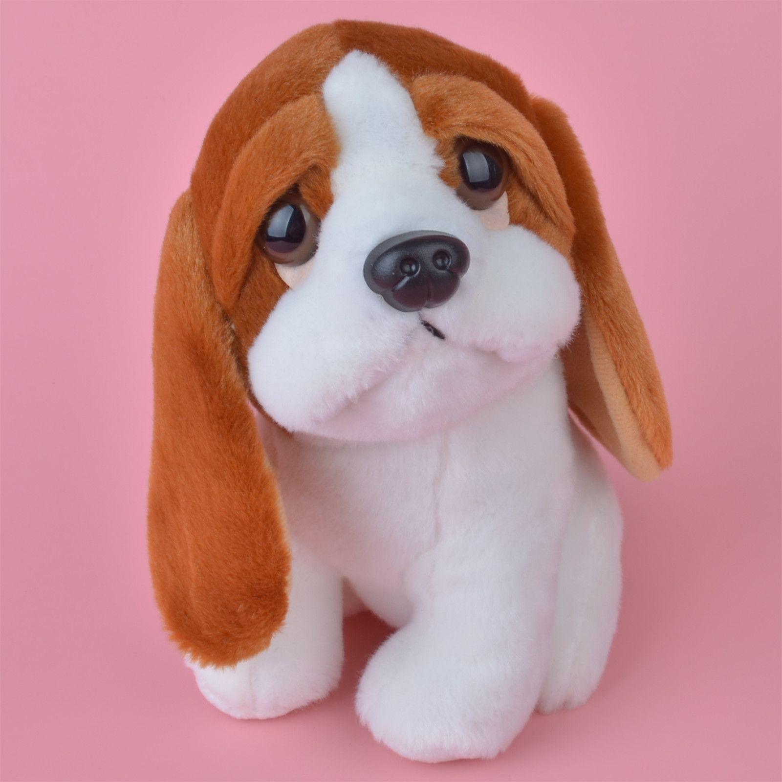 stuffed basset hound toy