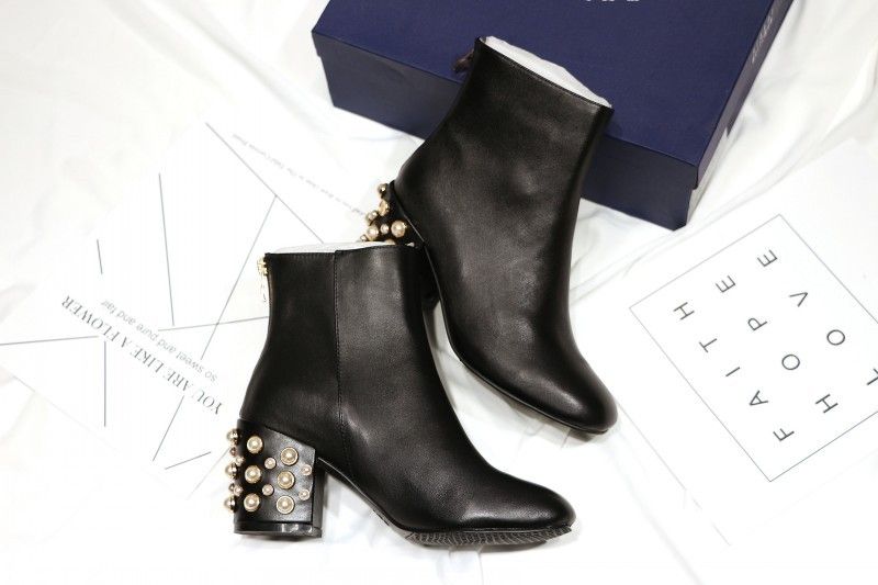 Großhandel Neue Designer Schwarze Stiefel Mit Perlen High Chunky Heels Mode Heißer Herbst T Zeigen Frauen Booties Von Brand_fashion, $105.83 Auf Großhandel Neue Designer Schwarze Stiefel Mit Perlen High Chunky Heels Mode Heißer Herbst T Zeigen Frauen Booties Von Brand_fashion, $105.83 Auf