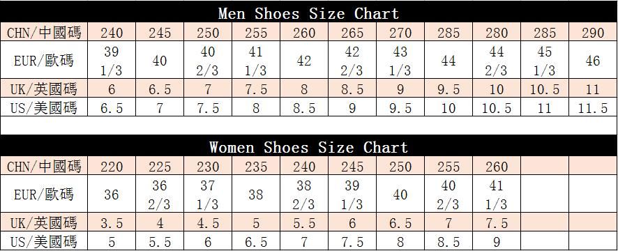 ozweego size guide