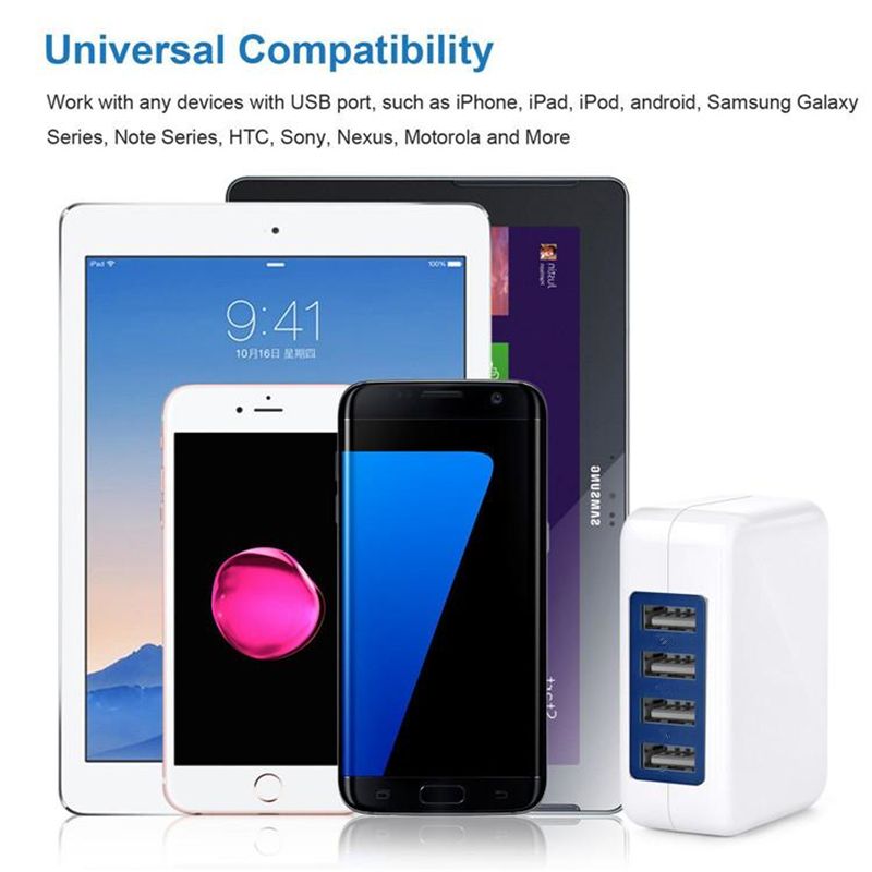 US Plug puertos USB Cargadores de pared cargador Adaptador de viaje