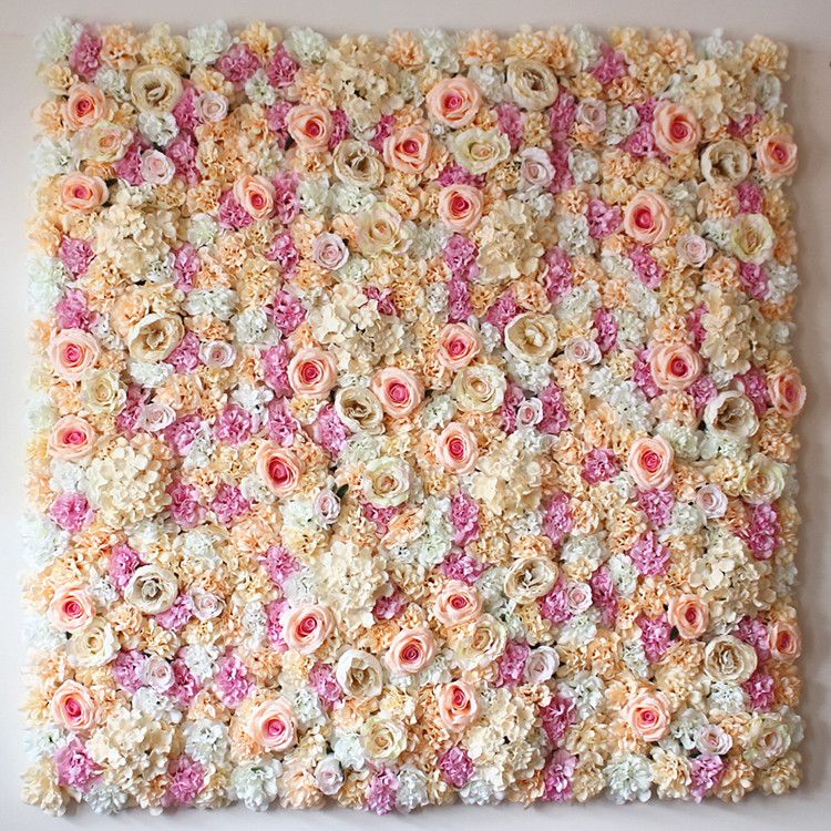 Romantic Wedding Flower Wall For Stage Or Backdrop Romantic Wedding Flower Wall For Stage Or Backdrop Artificial Decoration Rose Hydrangea