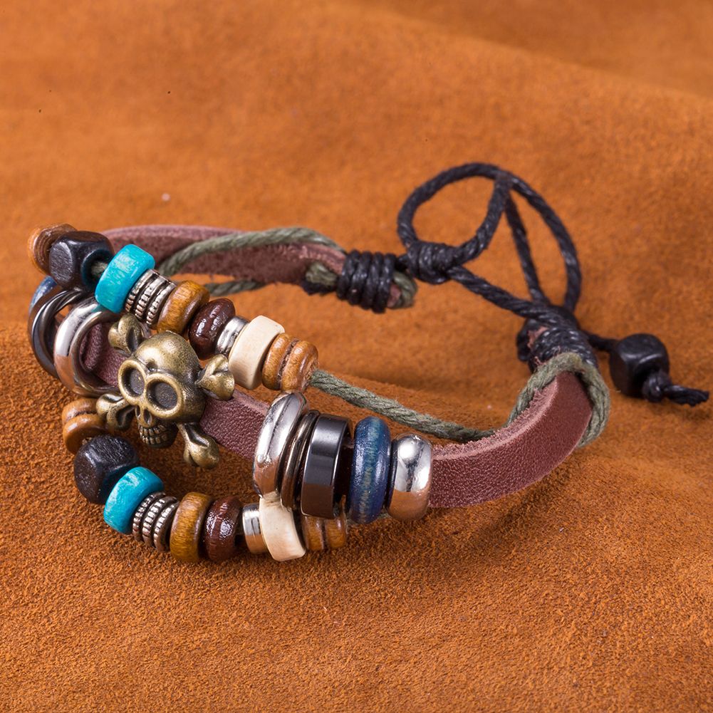 ladies skull bracelet