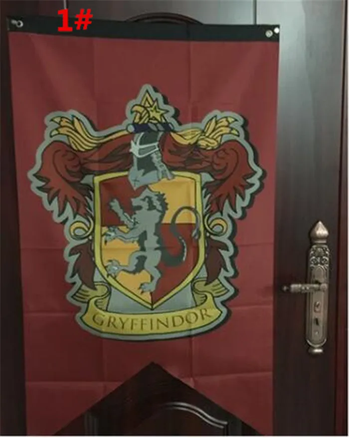 75 * 125 Cm Harry Potter Gryffondor Poufsouffle Serpentard Drapeau De
