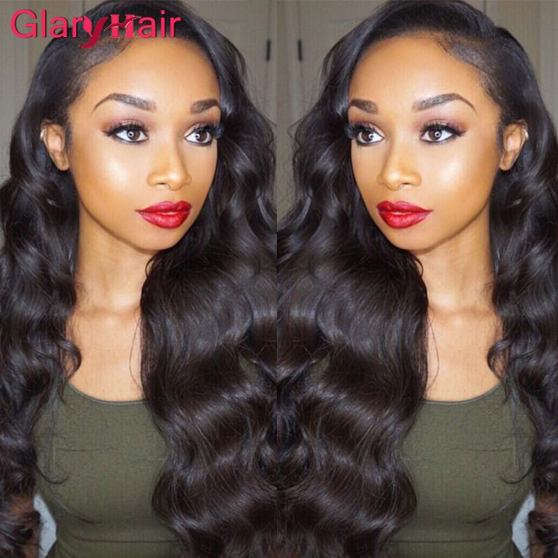Super Nice Glary Body Wave Hair Weaves Virgin Brazilian Human Hair