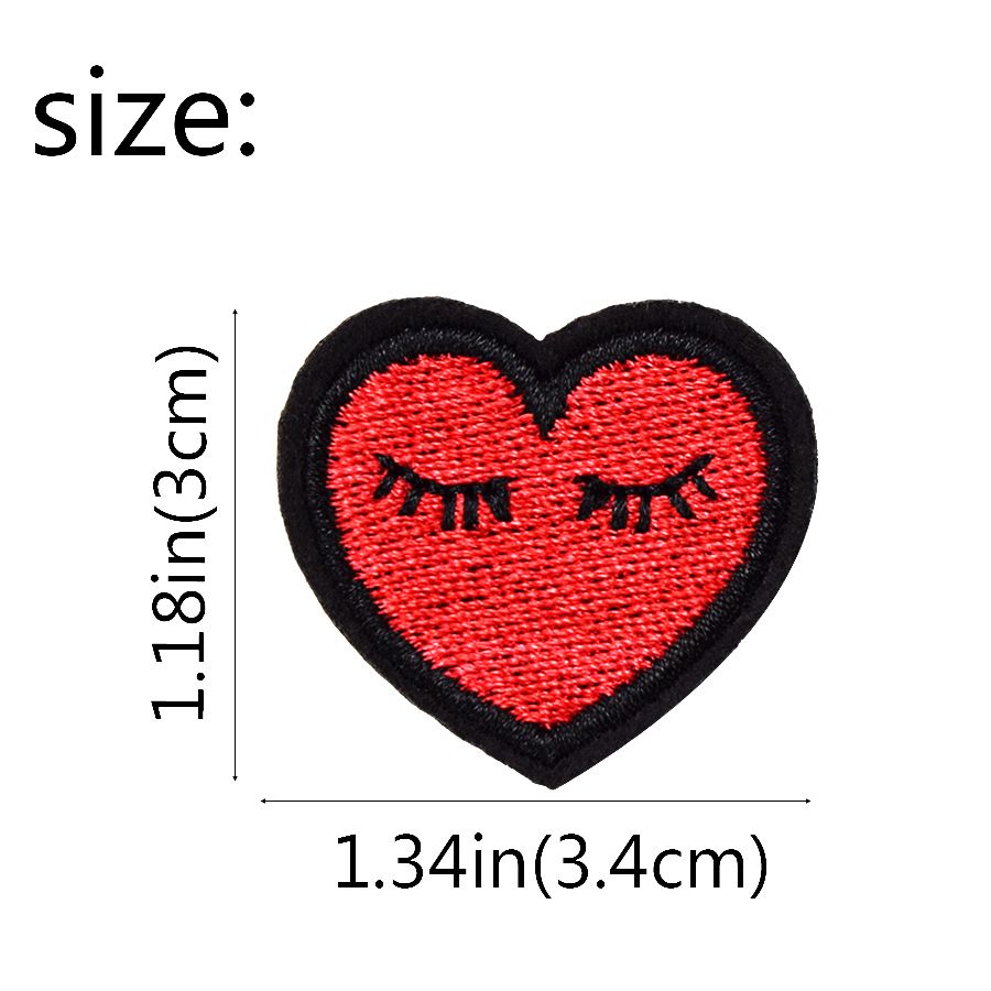 Compra Parches De Bordado En Forma De Corazón Rojo Para Ropa Pisada De  Hierro Para Ropa Aplique Accesorios De Costura Pegatinas En La Ropa Hierro En  Parche Barato | Entrega Rápida Y