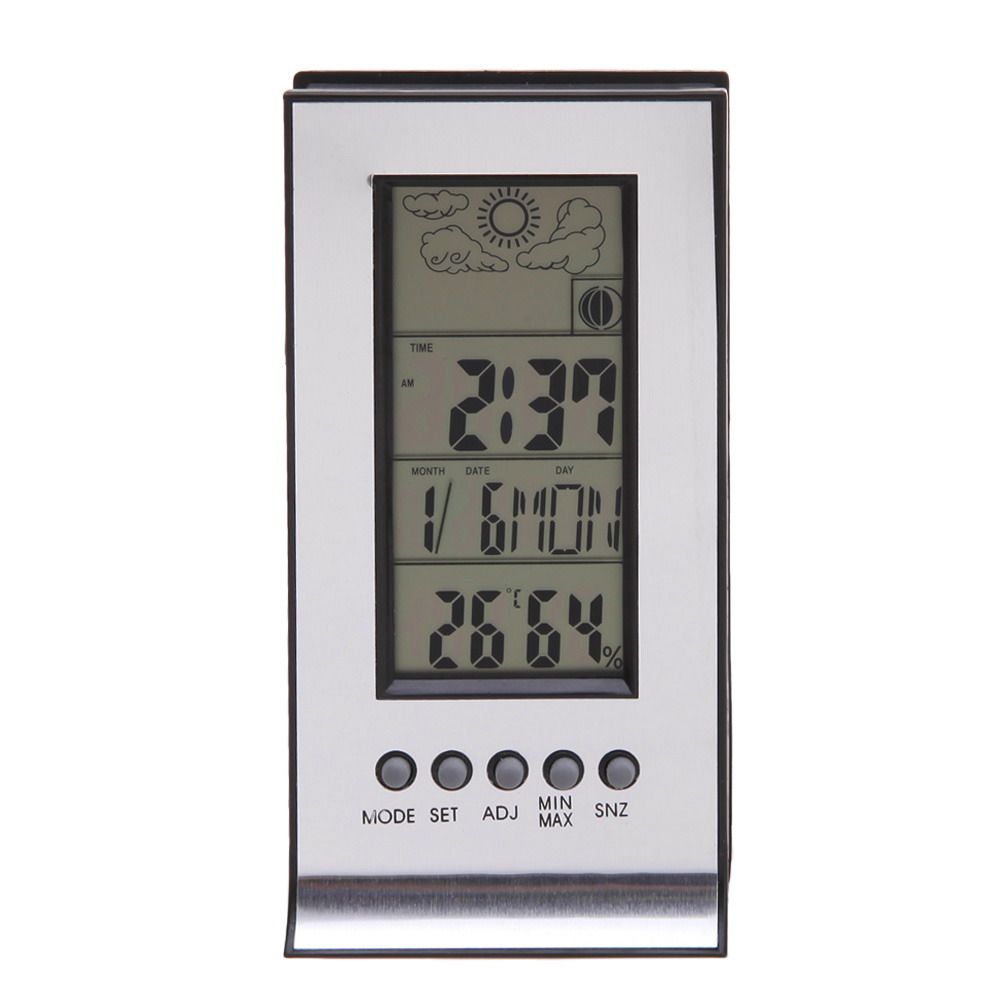 2019 Digital Weather Station Wireless Indoor Outdoor Room Thermometer Electronic Lcd Wall Clock Hygrometer For Baby Room From Chenyuanfei 6 43