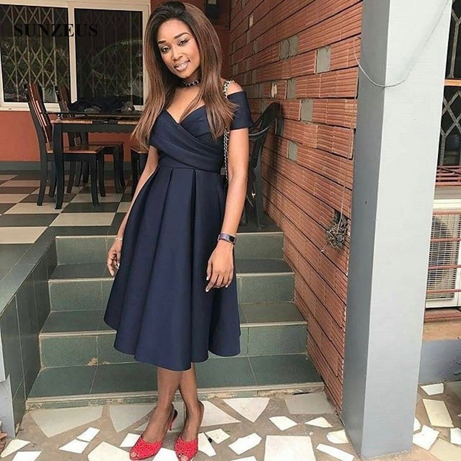 off shoulder tea dress