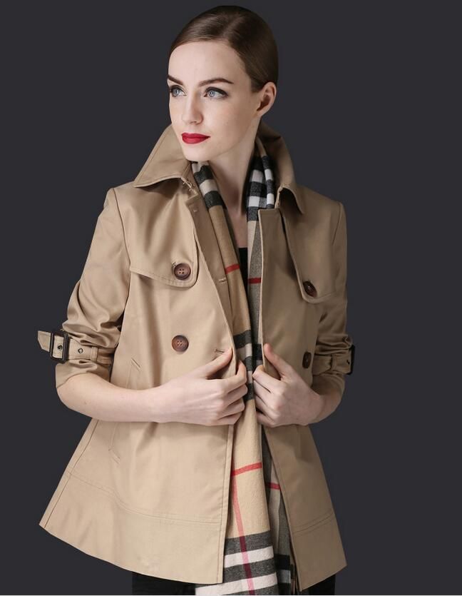womens short trench coats