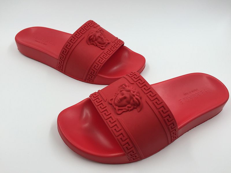 versace slides men red