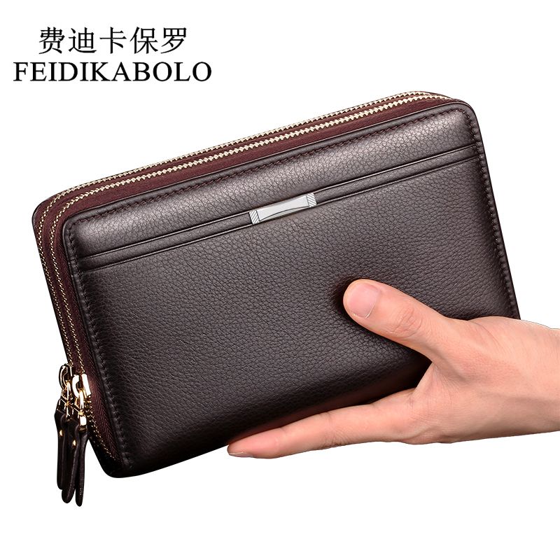 mens leather clutch bag