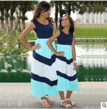 mother and daughter beach dresses