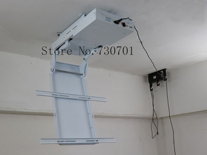 New Remote 32 70 Lcd Tv Ceiling Lift Hanger Electric Genuine Turner Rotating Mount Hanger Hidden Ceiling Lift 220v Cheap Surround Sound Systems Audio