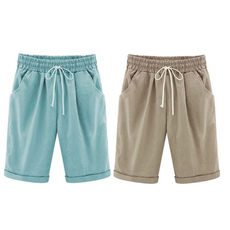 Acquistare Plus Size 5Xl 6XL Pantaloncini Stile Estivo Donna Elastico In  Vita Pantaloni Corti Elasticizzati A Pieghe Pantaloni Larghi Casuali Uomo  Wmen Economico | Consegna Veloce E Qualità | DHgate Italy