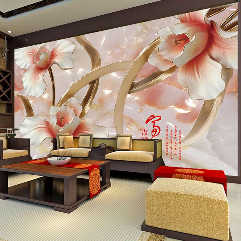 fashion 3d home decor beautiful marble 3d flower custom wallpaer fashion decor home decoration for bedroom - 3d Home Decor fashion 3d home decor beautiful marble 3d flower custom wallpaer fashion decor home decoration for bedroom - 3d Home Decor