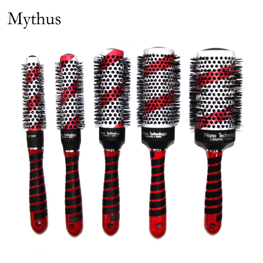 Professional Ceramic Round Brush Set Nano Technology Anti Heat Hair