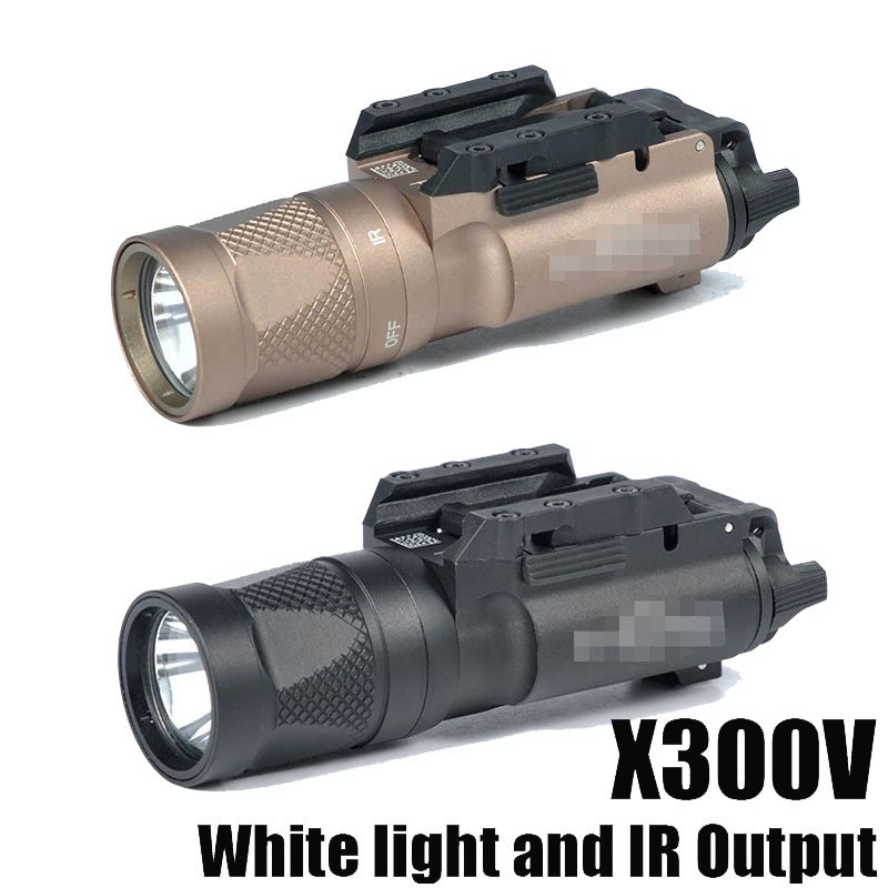 X300V-IR Tactical Light 500 Lumens LED White Light & IR Output Pistol Light