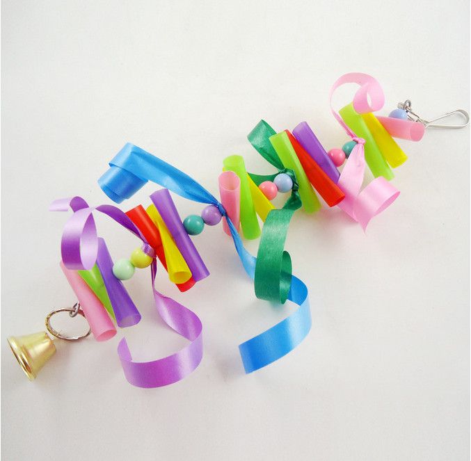 Acheter Oiseau Cage Perroquet Jouets Oiseau Jouets Jouet Perroquet Jouet Ruban Couleur Paradis Couleur Jouets De 1709 Du Candyfish28 Dhgatecom