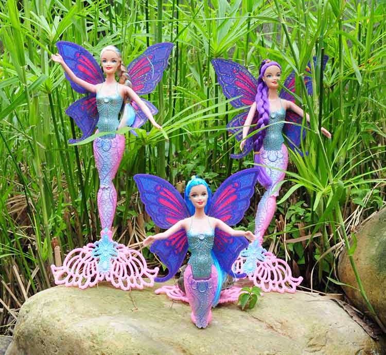 muñecas sirenas que nadan