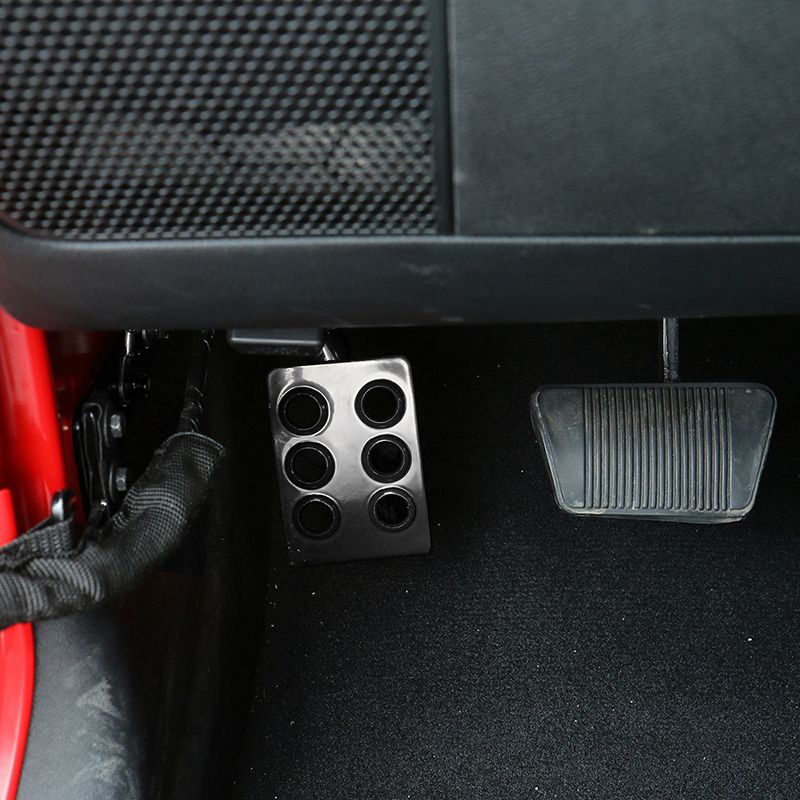 Dead Pedal Pads Foot Rest Pedal High Quality New Black Metal For 2007 2017 Jeep Wrangler Jk Unlimited Interior Lighting For Trucks Interior Of A Car