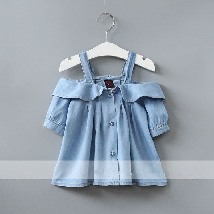 baby girl denim top