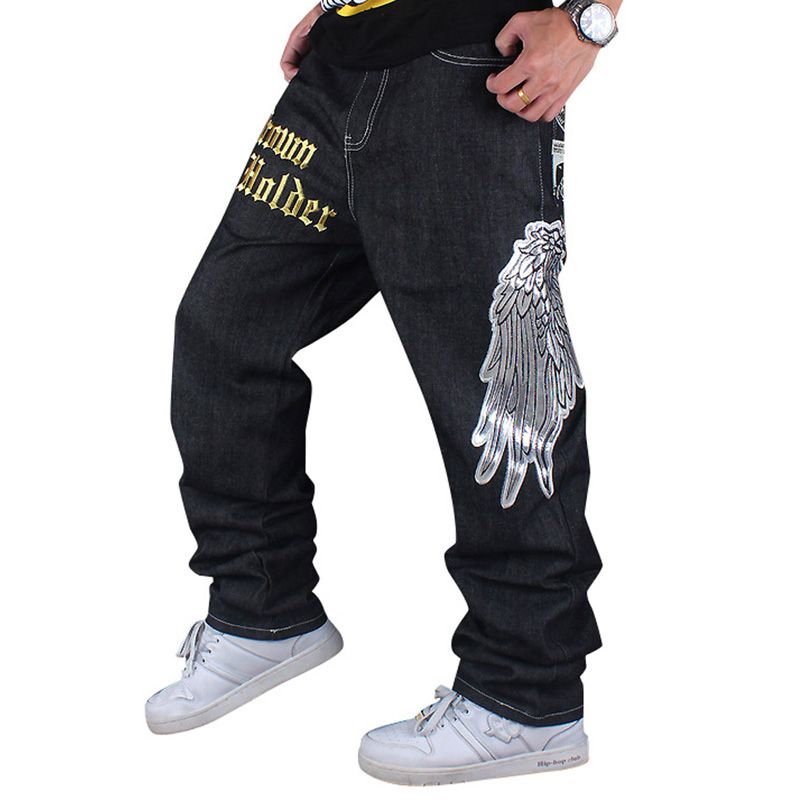 Wholesale Men Hip Hop Jeans Skateboard 