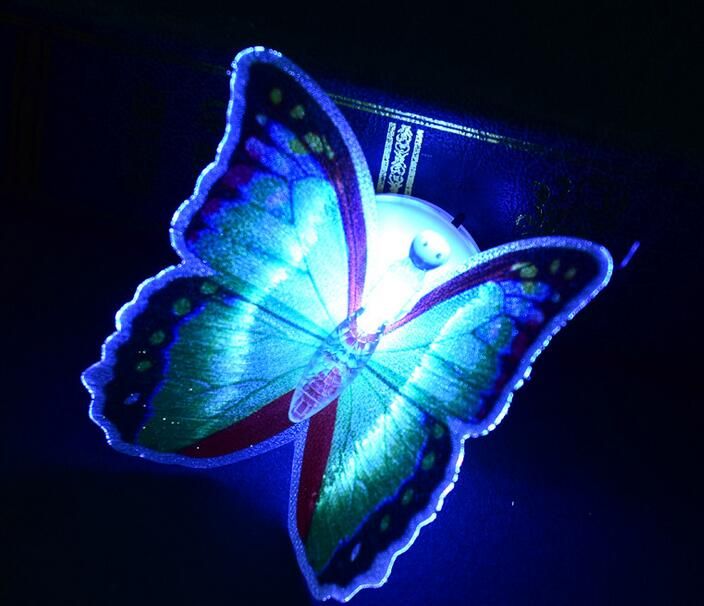Night Lights Online Sale Colorful Fiber Optic Butterfly Nightlight LED