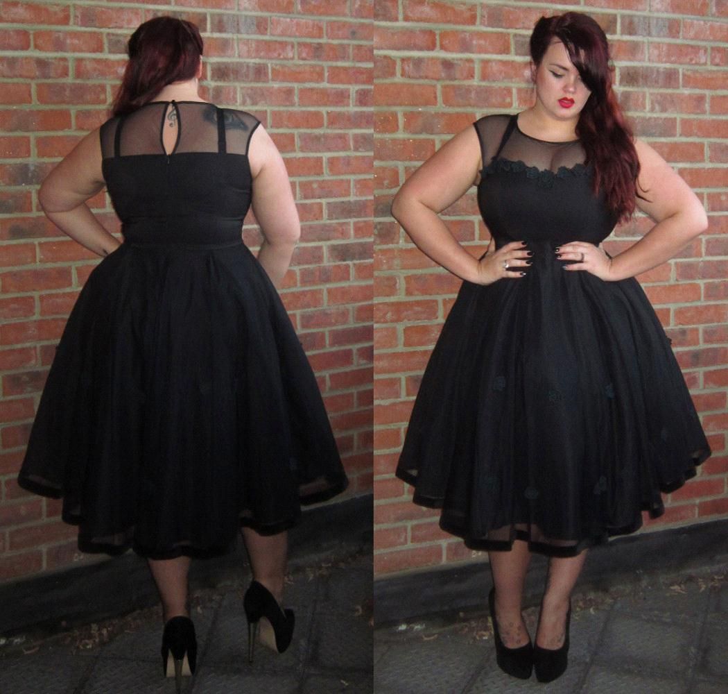 short black party dress plus size