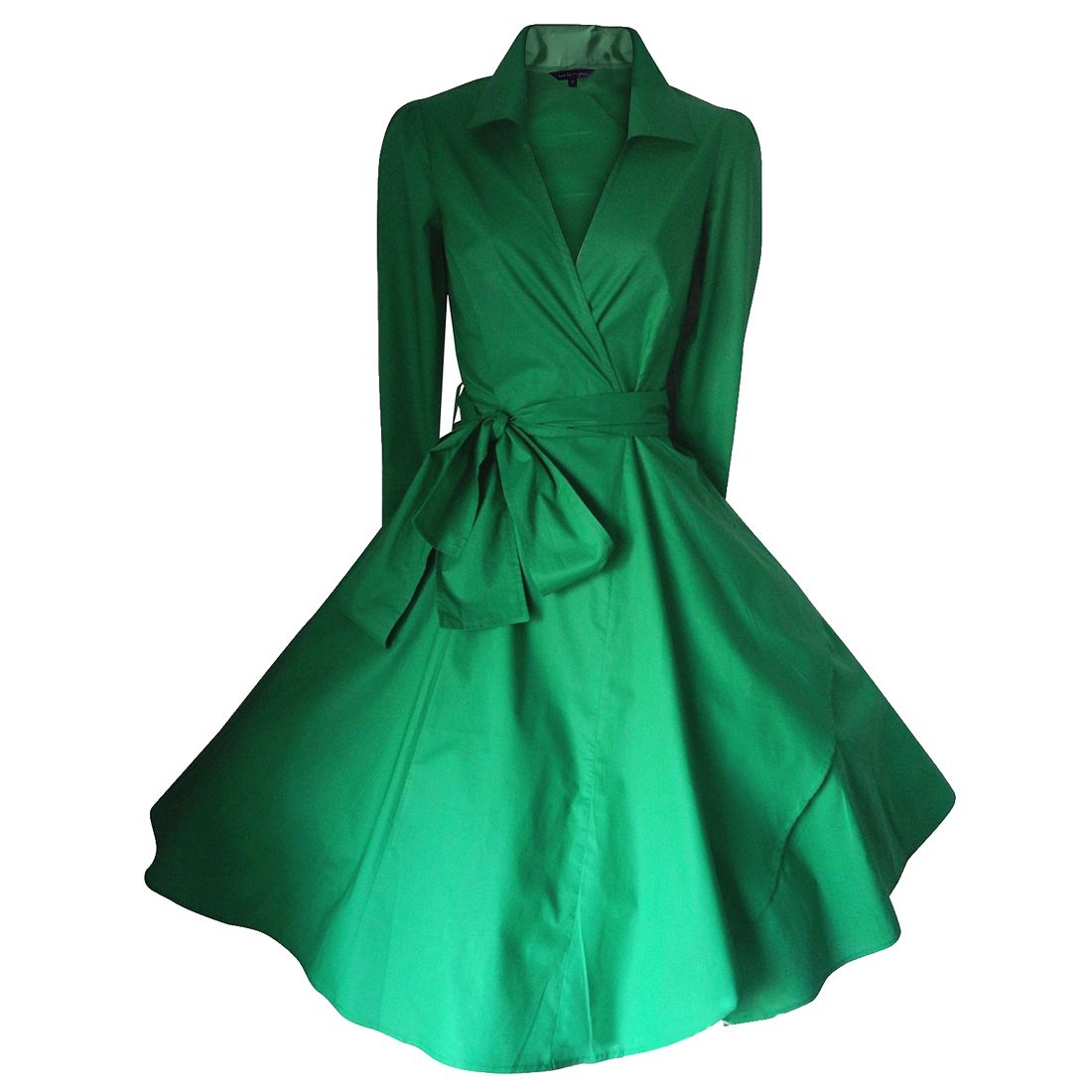 wrap ball gown