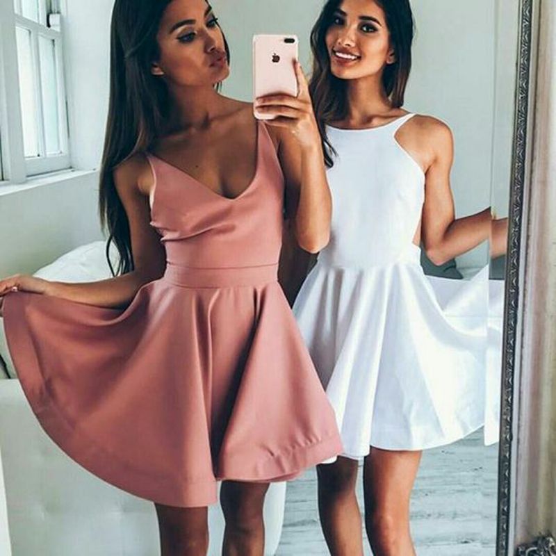 Cute Short Homecoming Dresses Simple 