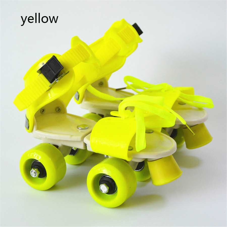 GDZTBS Enfants Patins à roulettes Double rangée 4 Roues Chaussures de Patinage Taille Slalom Coulissant Patins à Roues alignées pour Enfants garçons Filles GDZTBS Enfants Patins à roulettes Double rangée 4 Roues Chaussures de Patinage Taille Slalom Coulissant Patins à Roues alignées pour Enfants garçons Filles