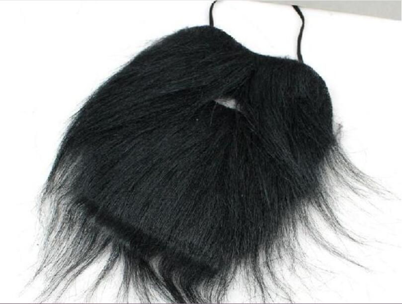 Partido Barba Bigote Accesorio Fancy Dress Cavernícola Halloween Falso Pelo Facial