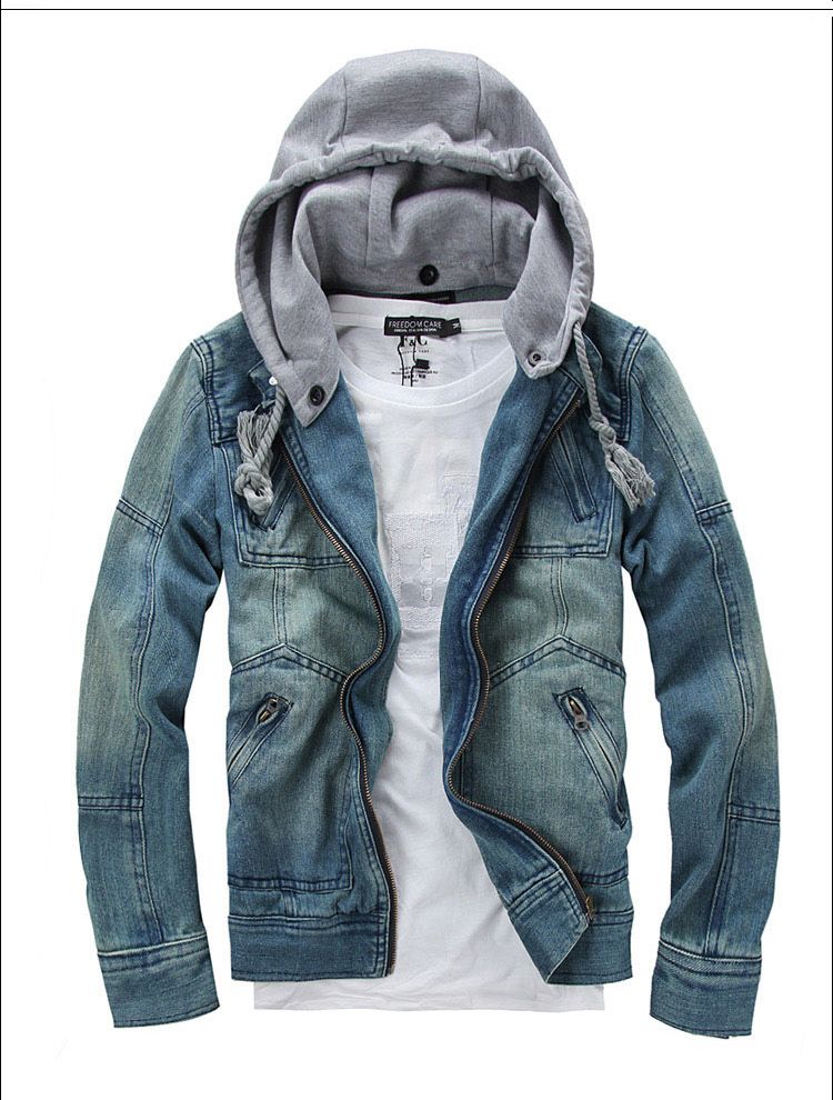 mens denim sweatshirt