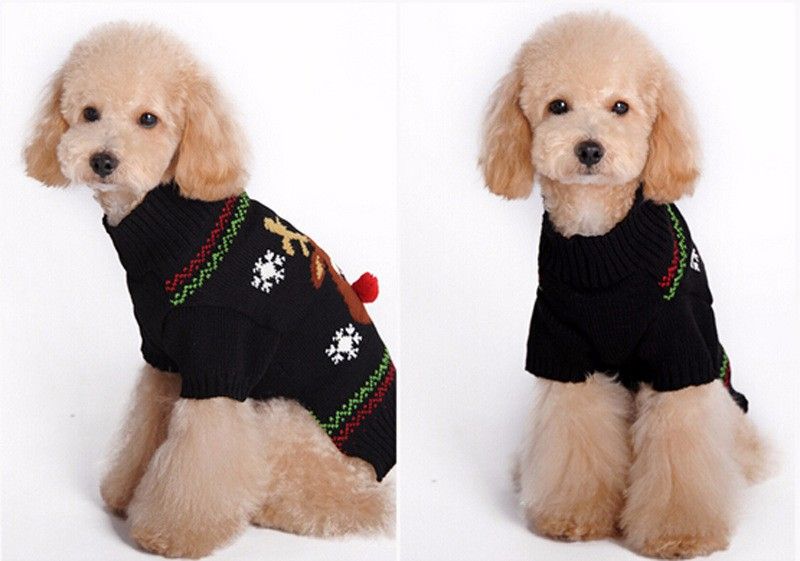 Acheter Nouvelle Arrivée Pas Cher Chien Vêtements Dessin Animé Noël Wapiti Pull Pour Chien Pour Petits Chiens Chihuahua Yorkie Xxs Xs S M L