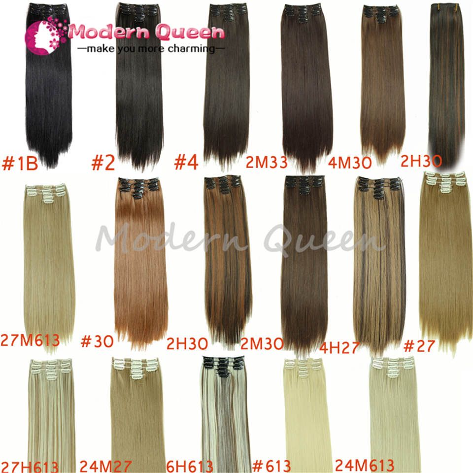 Acquista Capelli Sintetici Con Clip 11 Clip In Hair Extensions Capelli Finti  Posticci Sintetici 23 130g Lungo Rettilineo Applicare Parrucchino A 5,58 €  Dal Modernqueen666 | DHgate.Com