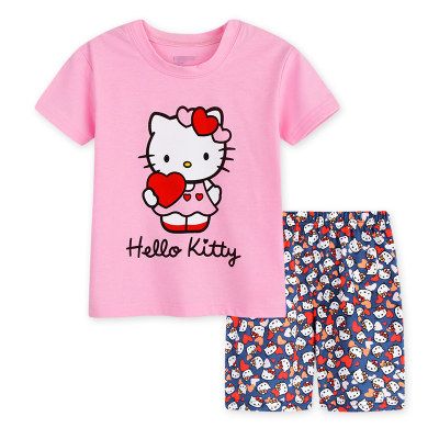 short sleeve girl pajamas