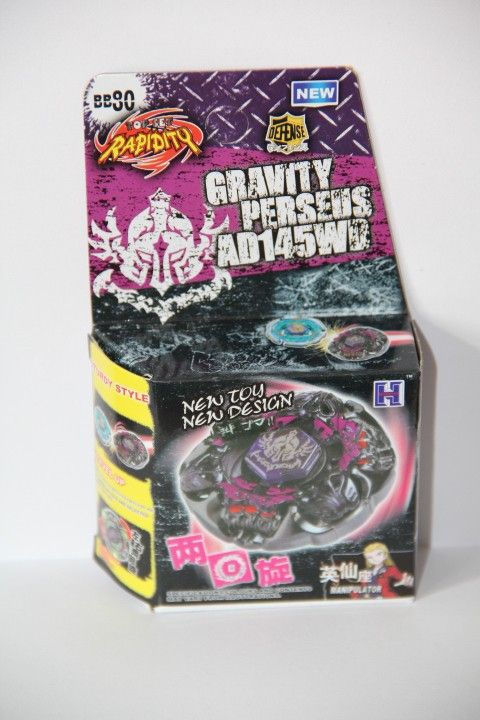 4D Beyblade BB80 Metal Fusion Gravity Destroyer Perseus Beyblade with Launcher 