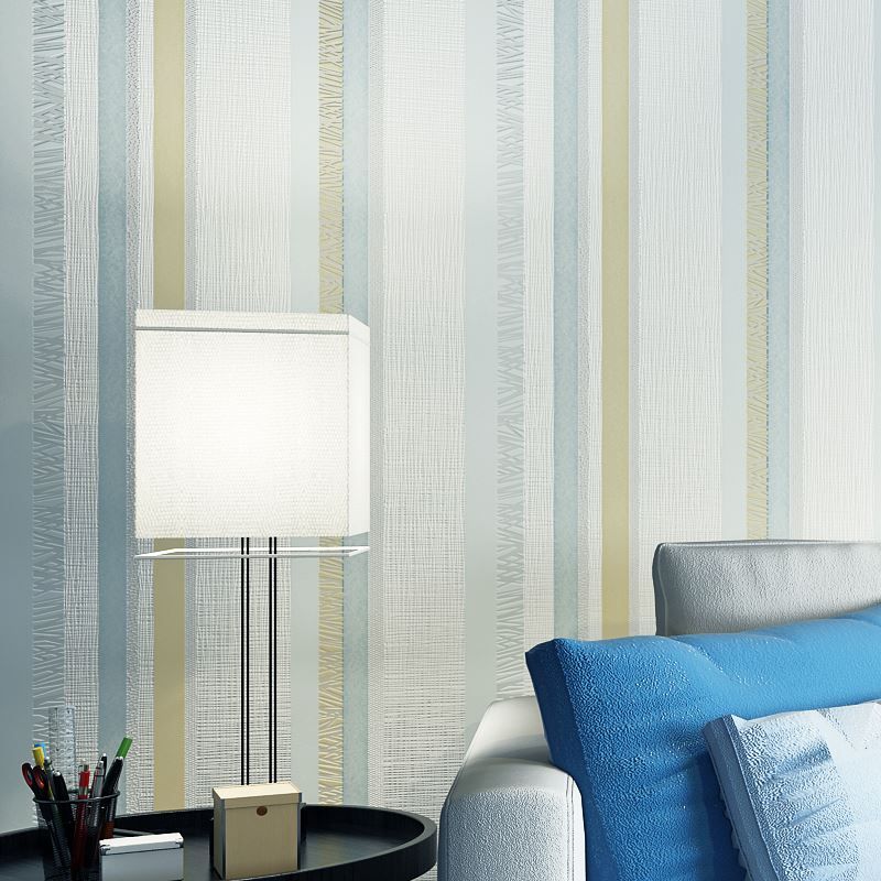 Non Woven Vertical Striped Wallpaper Decor Living Room Embossed Textured Glitter Wallpaper For Bedroom Walls Papel De Parede 3d Freewallpaper