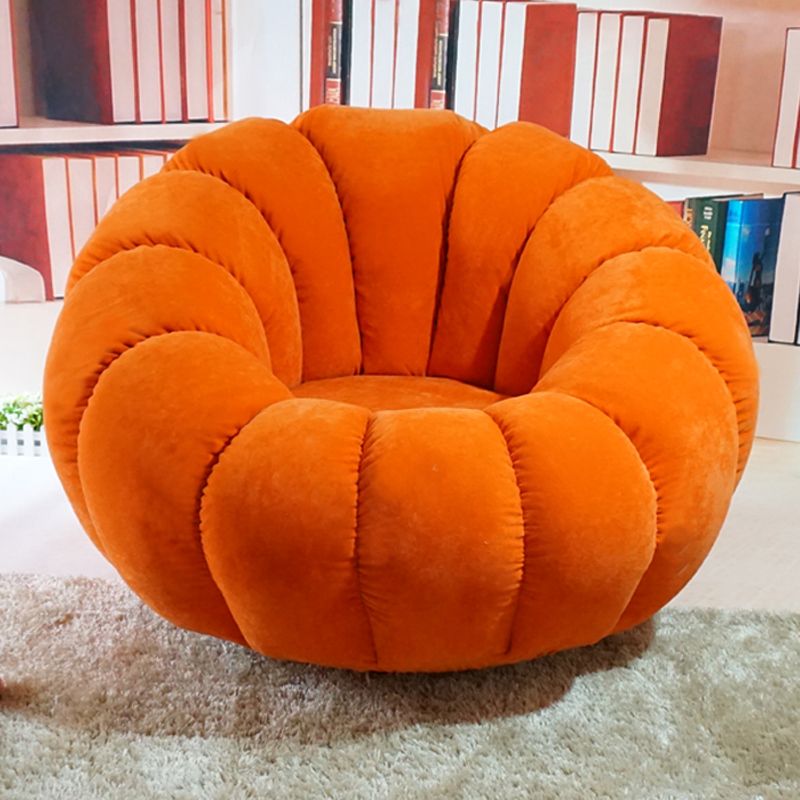 2020 Pumpkin Beanbag Single Washable Fabric Rotary Computer Chair