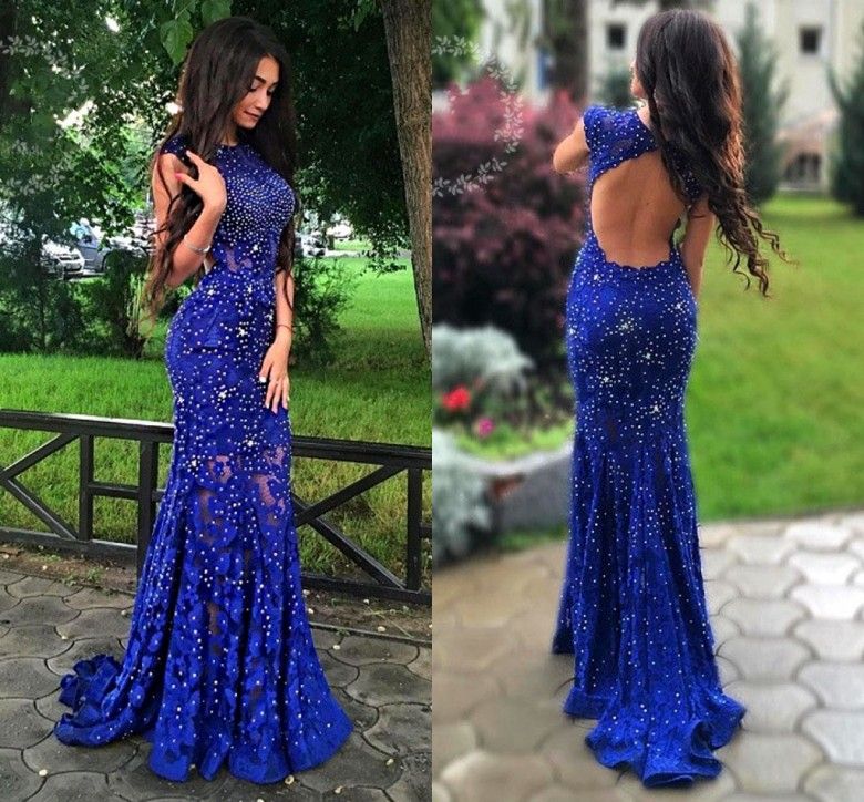 blue and silver formal dresses