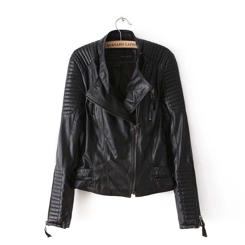 Bomber Jacket Leather Womens