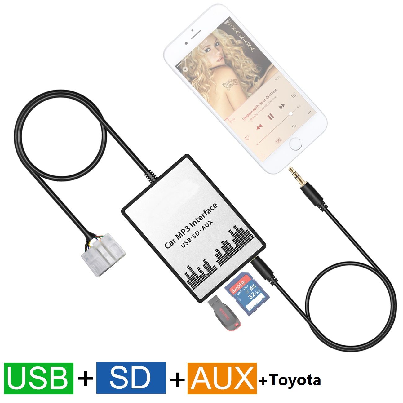 Toyota CD-radio 58805 radio del coche Avensis Verso camry Celica previa mr2 rav4