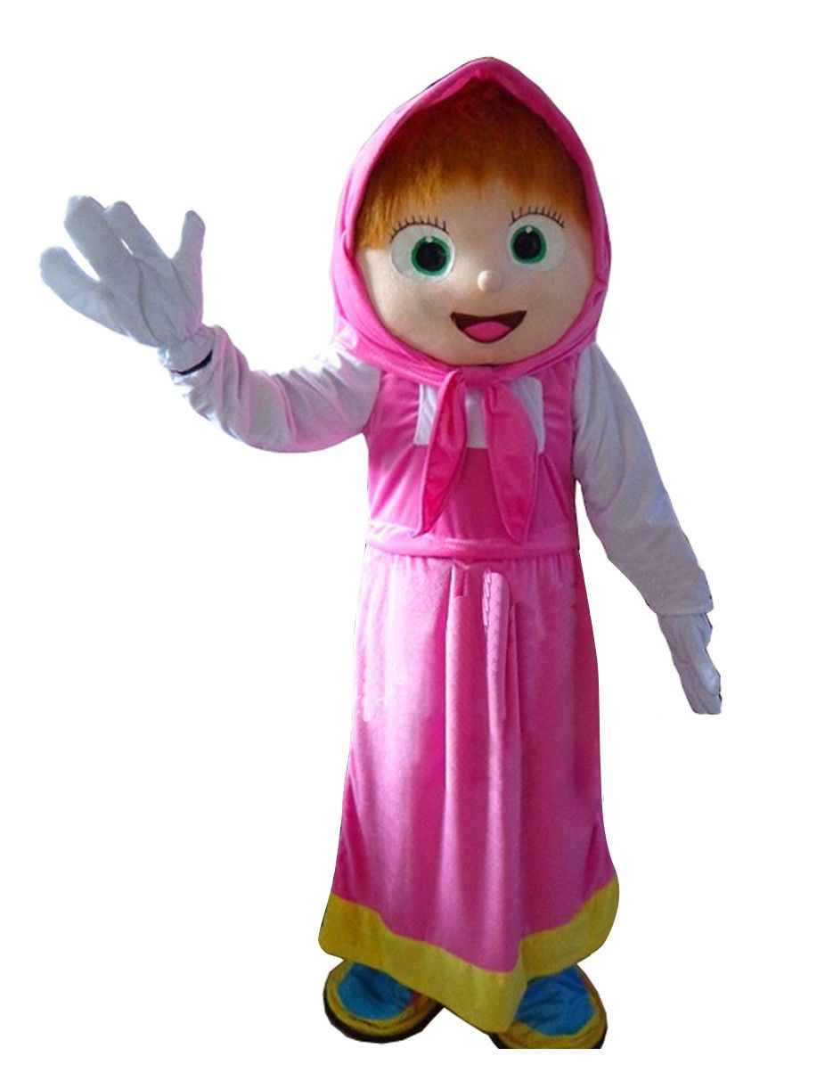 High Quality masha girls mascot Bear Ursa Grizzly Mascot Costume Cartoon Character Free Shipping High Quality masha girls mascot Bear Ursa Grizzly Mascot Costume Cartoon Character Free Shipping