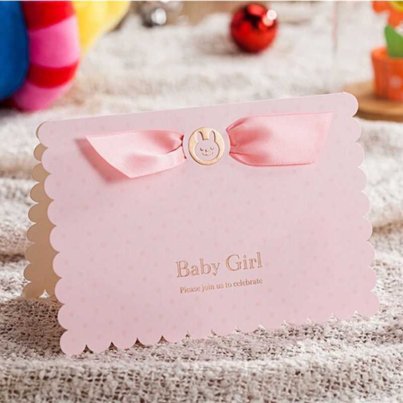 newborn baby invitation card
