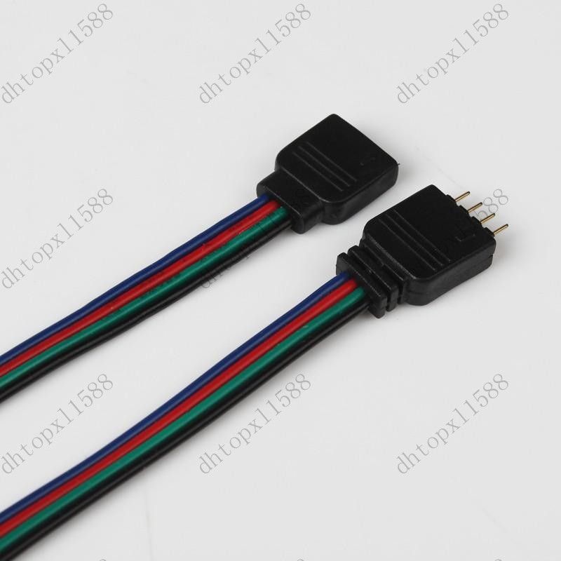 4-PIN RGB Extension Wire Cable Cord For 3528/5050 RGB LED Strip Light Wholesale