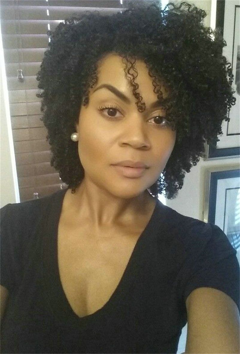 African american Daily human hair wig Short brazilian kinky curly virgin remy afro lace front wigs African american Daily human hair wig Short brazilian kinky curly virgin remy afro lace front wigs