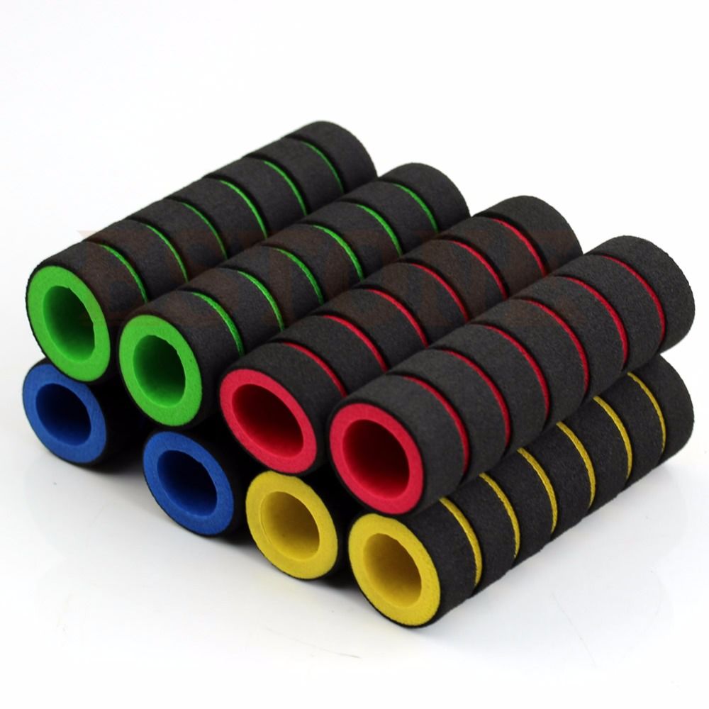 4 X Bike Racing Bicycle Motorcycle Handle Hand Bar Grip Foam Sponge Cover Case
