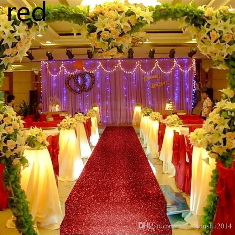 Fashion Wedding Decor Pearlescent Carpet 1 4 M Wide Shiny Aisle