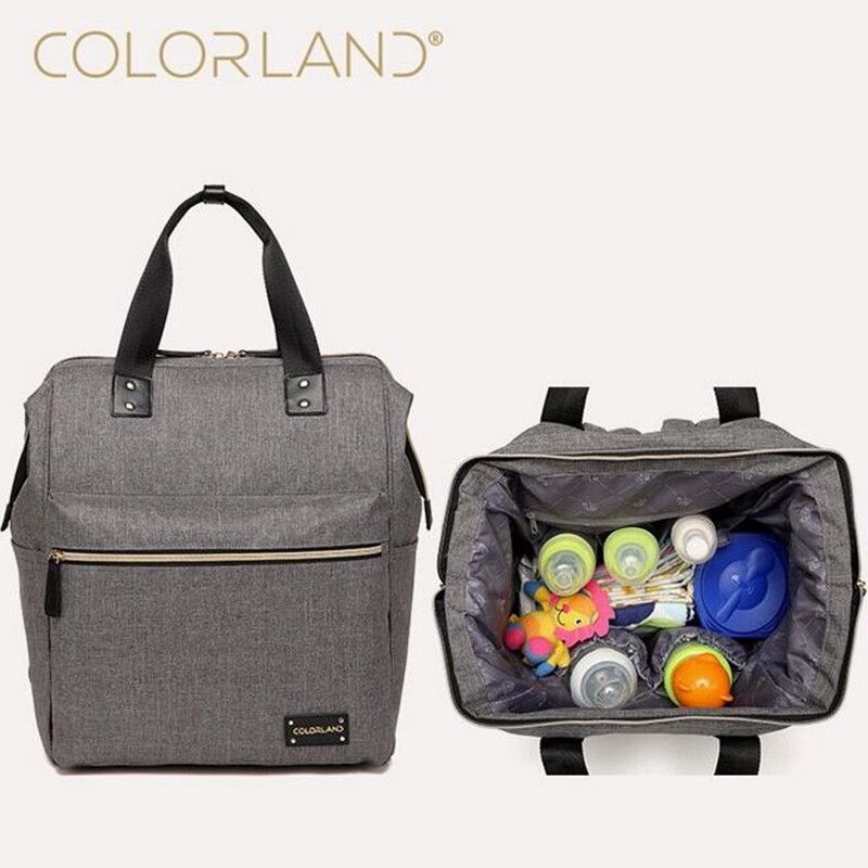 Wholesale COLORLAND Backpack Baby Diaper Bag Nappy Bags Maternity Mommy