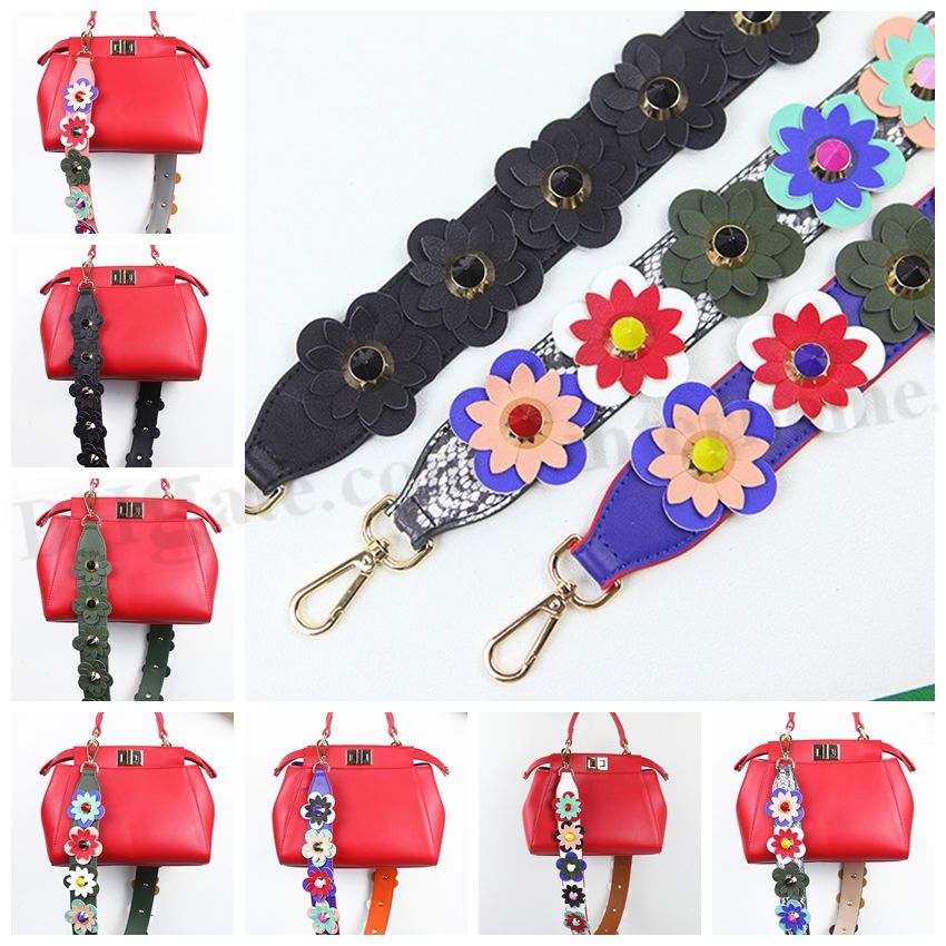 flower purse strap
